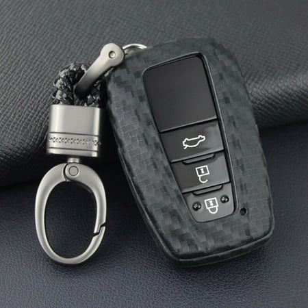 Car Key Fob Chain With Keyring Fits For Toyota Camry CHR RAV4 Cover Case Durable Car Key Fob Chain With Keyring Fits For Toyota Camry CHR RAV4 Cover Case Durable